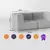 Modular INTERIOR Esquinero color Gris - Sofás in out