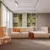 Modular INTERIOR Esquinero + Individual + Puff color Blanco - tienda online