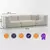 Modular INTERIOR 2 Esquineros + 1 Individual color Blanco en internet