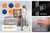 Modular INTERIOR 1 Esquinero + 2 Individuales + 1 Puff color Gris - tienda online