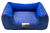 Cama Confortável Quadrada Luxo Azul Poa Para Cães e Gatos de Todos os Tamanhos Tamanho:G - comprar online