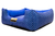 Cama Confortável Quadrada Luxo Azul Poa Para Cães e Gatos de Todos os Tamanhos Tamanho:G na internet