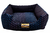 Cama Conforável Luxo Preto com Bolinhas coloridas Quadrada Para Cães e Gatos de Todos os Tamanhos Tamanho:GG - Ansêh Shop