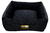 Cama Confortável Luxo Preto Poa Quadrada Para Cães e Gatos de Todos os Tamanhos Tamanho:G - comprar online