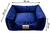 Cama Super Luxo Azul Quadrada Confortável para Cães e Gatos Tamanhos:M /G/ GG - comprar online