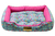 Cama Luxo Rosa Borboleta Retangular Confortável para Cachorro ou Gato Tamanho:M - Ansêh Shop