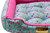 Cama Luxo Rosa Borboleta Retangular Confortável para Cachorro ou Gato Tamanho:M na internet
