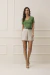 AJUSTADA LISA DECOTE V 426016PRETOP - BLUSA