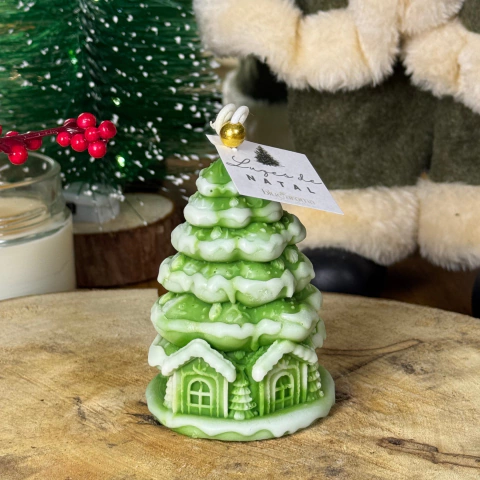 Vela de Natal Vila 90g - comprar online