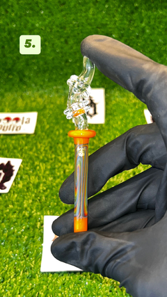 Piteira de vidro especial rolling wigwag