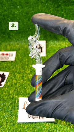 Piteira de vidro especial rolling wigwag - loja online