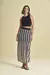 Blusa Cropped Sem Manga em Ribana com Decote Redondo