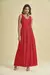 Vestido Longo Alça com Decote Quadrado e Pregas Linen Floral Liberty - comprar online