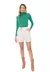 Blusa de Manga Longa em Malha Tricot Modal