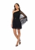 Vestido Curto Tule Shine com Fios Metalizados - We Bella