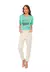 T-shirt em Tricot Flamê com Estampa "Life is Full of Important Choices" - We Bella