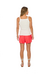 Shorts Moletinho Viscolinho com Faixa Frontal e Bolso Faca - We Bella