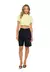 Blusa Cropped de Manga Curta em Ribana