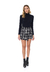 Shorts Saia em Tweed Xadrez