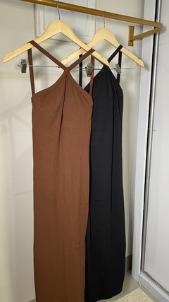Vestido canelado Mari - Mel de Oliva