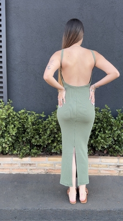 Vestido canelado Mari - comprar online