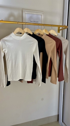 Blusa canelada Lilian - loja online