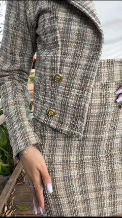 Conjunto Tweed Manu - Mel de Oliva