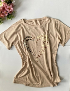 Tshirt - Coração Borboleta - comprar online