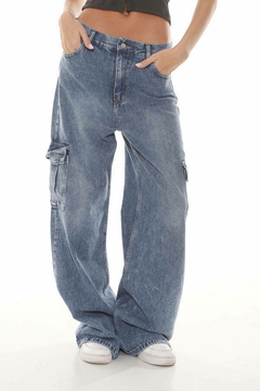 JEAN WIDE LEG CARGO JUAREZ