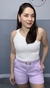 Cropped Transpassado - Branco Clássico - comprar online