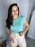 Blusa Manga Japonesa - Verde Riviera - comprar online