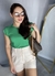 Blusa Manga Japonesa - Verde Jade - comprar online