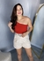 Cropped Transpassado - Vermelho Merlot na internet