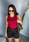 Shorts de Alfaiataria - Preto Ébano - comprar online