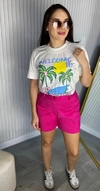 Shorts de Alfaiataria - Pink Peônia - comprar online