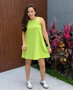 Vestido Linnea - Verde Lima - comprar online