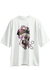Camiseta Oversized Caveira Rooster Slice Hashed Skull #0571 na internet