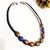 VOCÊ PODE Bijuterias Colar de Corda Feminino Azul Bege - comprar online