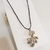 Colar feminino pingente grande strass na internet