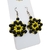 Imagem do Brinco hippie amarelo preto feminino