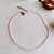 Imagem do Gargantilha feminina Rosa Choker rosa claro