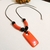 Colar Feminino Laranja Longo - comprar online