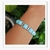 Pulseira Cor Turquesa Metal - loja online