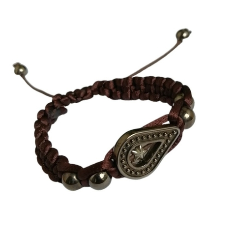 Pulseira Macramê Marrom Unissex