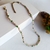 Choker unissex de miçangas Nude verde - VOCÊ PODE Bijuterias