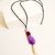 colar feminino de resina colar longo pêndulo feminino colar longo f na internet