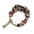 Pulseira Bracelete Artesanal Pedra Cascalho Colorido - comprar online