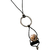 Colar longo feminino pêndulo argola colar moderno longo Marrom - comprar online