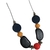 Colar colorido feminino Madeira Coral longo na internet