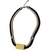 Imagem do Colar feminino amarelo preto Corda náutica Colar Grande